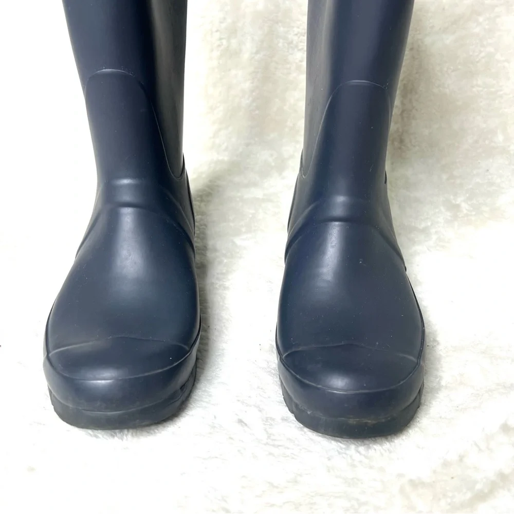 Hunter Original Tall Rain Boots Gray Size 6
